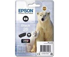 Epson Polar bear C13T26114012 rašalo kasetė Originalus Foto juoda 1 vnt