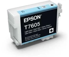 Epson T7605 | Rašalo kasetė | Šviesiai žalsvai mėlyna