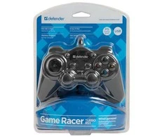 „Defender GAME RACER“ laidinis žaidimų pultelis, turbo režimas, vibracijos efektas, USB / PS2 / PS3