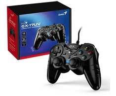 Genius Gamepad GX Gaming GX-17UV, 17 mygtukų, USB/PS3, juoda