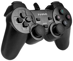 Marvo GT-006 žaidimų pultelis, 15 mygtukų, USB, juoda, vibruojanti