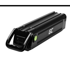 Green Cell Žalias Cell GC Silverfish Akku für Ebike Elektrofahrrad su 36V 10.4Ah 374Wh XLR 3 Pin Ladegerät für Zündapp, ua