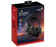 Genius GX GAMING HS-GX570U ausinės su mikrofonu, su laidu, juoda, USB