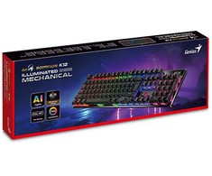 Genius GX Gaming Scorpion K12 Copilot klaviatūra su laidu (USB) CZ/SK, juoda mechaninė