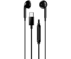 Genius HS-M365 ausinės su mikrofonu, juoda, 2.0, Įstatomos į ausis (į ausis įkišamos tipo) ausinės, USB Type-C
