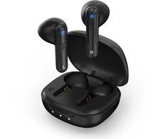 Ausinės Genius HS-M905BT mikrofonas, belaidis, juodas, 2.0, dėklas su įkrovimu, sportinis tipas: USB-C