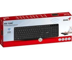 Klaviatūra Genius KB-7200 COPILOT, klaviatūra CZ/SK (Czeska/Słowacka), 2.4 [Ghz], belaidė, juoda