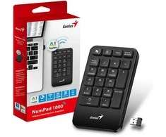 Genius NumPad 1000 COPILOT klaviatūra numeryczna belaidė juoda