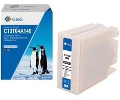 G&amp;G kompatybilny ink / tusz su C13T04A140, NP-E-T04AXXLBK-A, juodas, 11500s