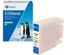 Su G&amp;G suderinamas rašalas / rašalas su C13T04A440, NP-E-T04AXXLY-A, geltona, 8000s