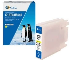 Su G&amp;G suderinamas rašalas / rašalas su C13T04B440, NP-E-T04BXLY-A, geltona