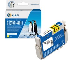 G&amp;G suderinamas rašalas / rašalo su C13T07144012, NP-R-0714Y, geltonas
