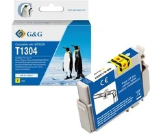 Su G&amp;G suderinamas rašalas / rašalas su C13T13044012, NP-R-1304Y, geltonas, 765s