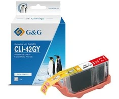 G&amp;G kompatybilny ink / tusz su CLI-42GY, NP-C-0042GY, pilkas