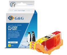 G&amp;G kompatybilny ink / tusz su CLI526Y, NP-C-0526Y, 4543B001, yellow, 8.4ml