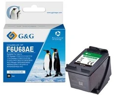 G&amp;G G&amp;G su F6U68AE, HP 302XL, juodas, 18ml, ml NH- R302XLBK, HP Dekjet 1110, 2130, 3630, 3632,