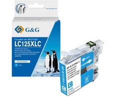 G&amp;G kompatybilny ink / tusz su LC-125XLC, NP-B-0125XLC, cyan, 1200s