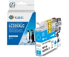 G&amp;G kompatybilny ink / tusz su LC-225XLC, NP-B-0225XLC, cyan, 1200s