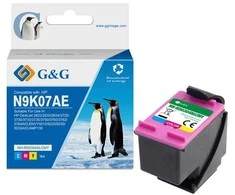 Su G&amp;G suderinamas rašalas / kasetė su N9K07AE, HP 304XL, NH-RC304XLCMY, CMY, 18 ml, ml