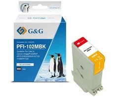 G&amp;G kompatybilny ink / tusz su PFI102MBK, NC-00102MBK, matte juodas