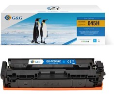 Su G&amp;G suderinami dažai su Canon 045HC, NT-PC045XC, žalsvai mėlyna, 2200s
