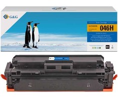 G&amp;G suderinamas toneris su Canon 046HBK, NT-PC046XBK, juodas, 6300s, didelės talpos