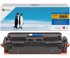 Su G&amp;G suderinami dažai su Canon 046HM, NT-PC046XM, rausvai raudona, 5000s, didelės talpos