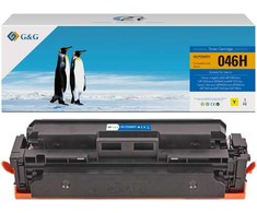 G&amp;G suderinamas toneris su Canon 046HY, NT-PC046XY, geltonas, 5000s, didelės talpos