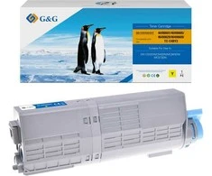 Su G&amp;G suderinami dažai su OKI 46490605, NT-COC532XXY, geltona, 6000s