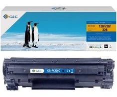 Su G&amp;G suderinami dažai, skirti Canon CRG728, CRG128, CRG328, NT-PC128C, juodi, 2100s