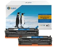 G&amp;G kompatybilny toner su HP CB540A, CE320A, CF210X, Canon CRG116, CRG716, C, NT-PH540UBK, HP 125A, juodas, 2200s