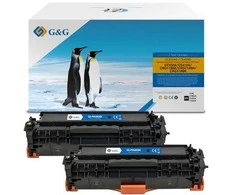 G&amp;G suderinamas toneris su HP CC530A, CE410X, CF380X, Canon CRG118, CRG718, C, NT-PH530UBK, HP 304A, juodas, 3500s