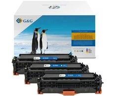Su G&amp;G suderinami dažai su HP CC531A, CE411A, CF381A, Canon CRG118, CRG718, C, NT-PH531UC, HP 304A, žalsvai mėlyna, 2800s