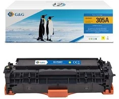 Toneris G&amp;G G&amp;G suderinamas su CE412A, geltona, 2600, NT-PH305Y (CE412A), HP 305A, HP Color LaserJet Pro M375NW, Pro M475DN, M451dn,