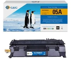 Suderinamas G&amp;G toneris su HP CE505A, CF280A, Canon CRG719, NT-PH505CU, HP 05A, juodas, 2300s, EOL