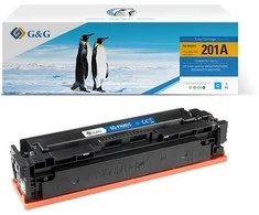 Su G&amp;G suderinami dažai su HP CF401A, NT-PH201C, HP 201A, žalsvai mėlyna, 1330s