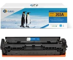 Su G&amp;G suderinami dažai su HP CF541A, NT-PH203C, HP 203A, žalsvai mėlyna, 1300s