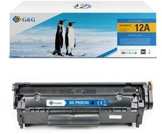 G&amp;G kompatybilny toner su HP Q2612A, Canon CRG303, CRG104, CRG703, FX10, CRG, NT-PH2612U, HP 12A, juodas, 2000s