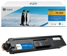 Su G&amp;G suderinami dažai, skirti Brother TN423C, NT-CB423C, žalsvai mėlyna, 4000s