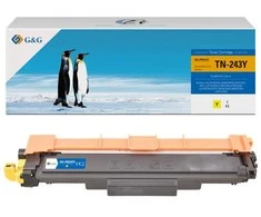 Su G&amp;G suderinami dažai su Brother TN243Y, NT-PB243Y, geltona, 1000s
