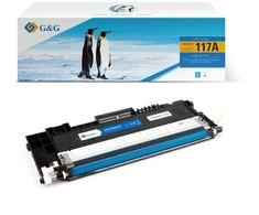 Toneris G&amp;G kompatybilny toner su HP W2071A, NT-PH2071C, HP 117A, cyan, 700s