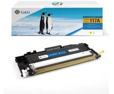 G&amp;G suderinamas toneris su HP W2072A, NT-PH2072Y, HP 117A, geltonas, 700s