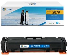 „G&amp;G suderinamas toneris HP W2211A, NT-PH2211C, HP 207A, mėlynas, 1250 lapų“