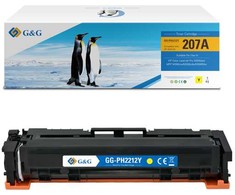 G&amp;G suderinamas toneris su HP W2212A, NT-PH2212Y, HP 207A, geltonas, 1250s