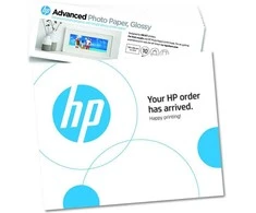 HP Advanced – blizgus – 10,5 mil – 102 x 305 mm – 250 g/m2 – 65 svarai – 10 lapų fotopopierius – skirtas ENVY Inspire 7920e