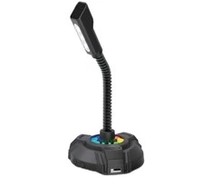 HP, kompiuterio mikrofonas, DHP-1100C, Juoda, USB šakotuvo LED lemputė