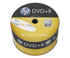 Verbatim HP DVD+R, DRE00070-3, 69305, 4.7GB, 16x, bulk, 50-pack, bez możliwości nadruku, 12cm, do archiwizacji danych