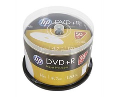 Verbatim HP DVD+R, rašalinis spausdinimas, DRE00026WIP-3, 4,7 GB, 16x, velenas, 50 pak., 12 cm, duomenų archyvavimui