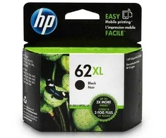 Hewlett Packard (HP) HP 62XL ink cartridge, juodas