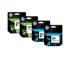 Hewlett Packard (HP) HP 301XL originali rašalo kasetė, trijų spalvų, didelės talpos, 330 puslapių, 1 vnt. pakuotė